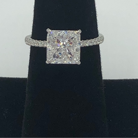 2ct Radiant Cut Ring - Picture 9 of 14